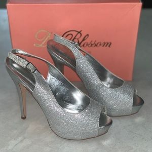 Glitter Platform Heels